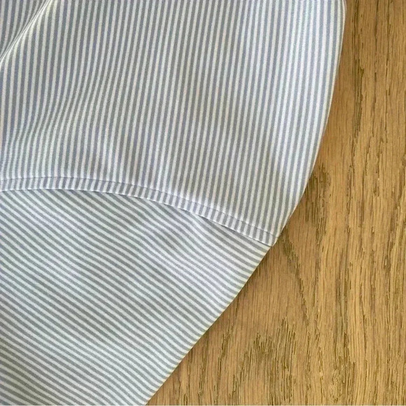 Greyson Mens Polo Striped Blue White XXL - Picture 2 of 8